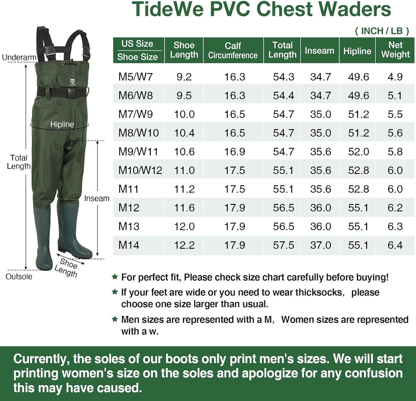 Bootfoot Chest Wader