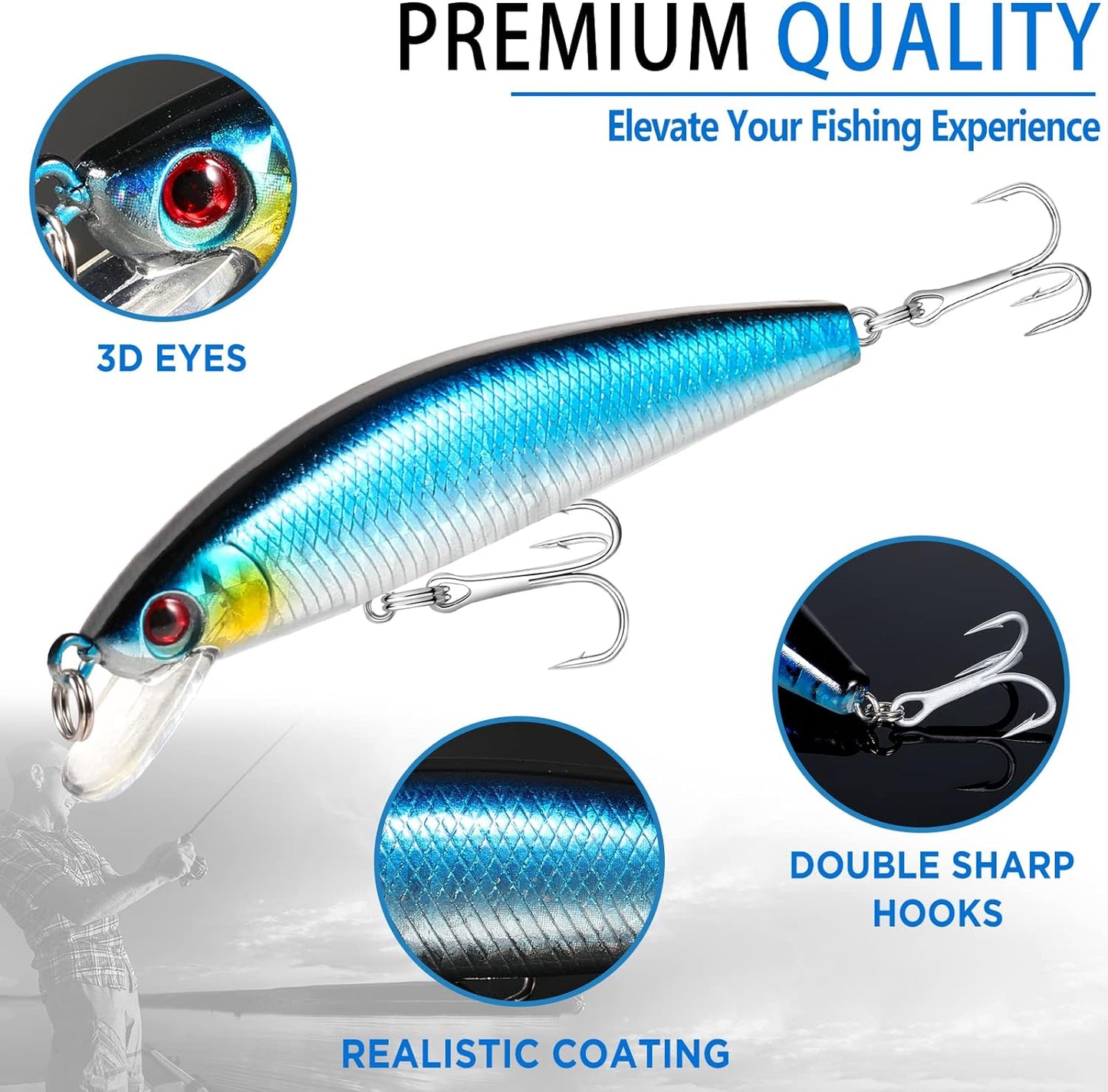 353/404 PCS Fishing Lures